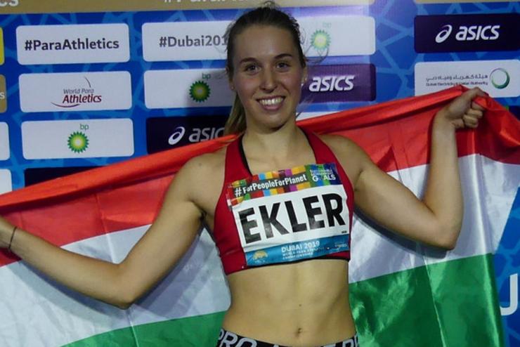 Világcsúcs-beállítással lett aranyérmes Ekler Luca távolugrásban a paraatlétikai Eb-n